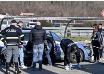 Due agenti di polizia colpiti con un martello in un’area di servizio: ferito l’aggressore