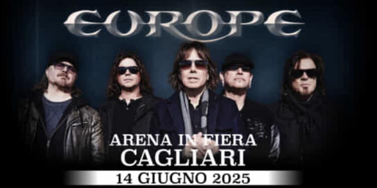 I mitici Europe per la prima volta in Sardegna: concerto rock da ricordare alla Fiera di Cagliari