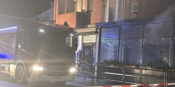 Sinnai, incendio in via Giardini:  in fiamme un noto locale del paese