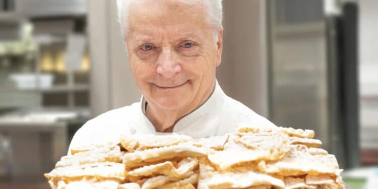 Le chiacchiere di Iginio Massari a 100 euro al chilo, la polemica: “Non è cibo ma una cintura di Gucci”