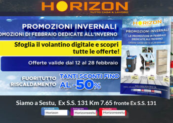 Horizon lancia le promozioni invernali: offerte su riscaldamento, bricolage e giardinaggio