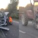 Carbonia, incidente sulla Sp2: scontro tra furgone e trattore, traffico in tilt e strada chiusa