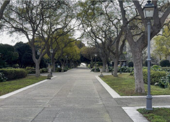 Cagliari, ai Giardini Pubblici la vergogna delle statue decapitate mentre i senzatetto occupano la strada (VIDEO)