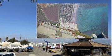 Marina Piccola cambia volto con la grande piazza sul mare: ecco come si presenta oggi, ecco come sarà in futuro (VIDEO)