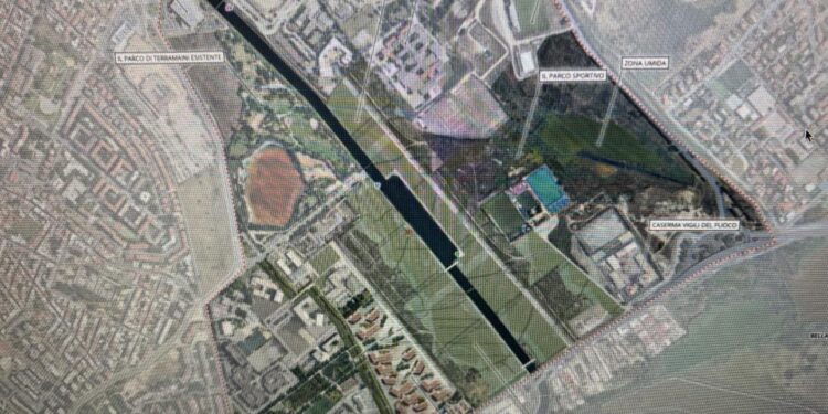 Cagliari, sarà un Terramaini “galattico”: nuove piazze dentro il parco con un bacino sotterraneo che darà acqua a tutta la città