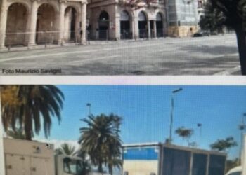 Cagliari, le due facce di via Roma: affollata di domenica, strozzata caotica e occupata dai camion in tutta la settimana