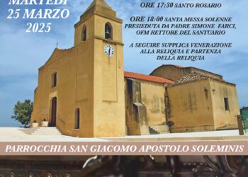 Soleminis, attesa per l’arrivo delle reliquie di San Salvatore da Horta