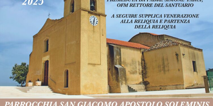 Soleminis, attesa per l’arrivo delle reliquie di San Salvatore da Horta
