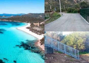 Tuerredda si fa bella: nuovi accessi al parcheggio e bagni