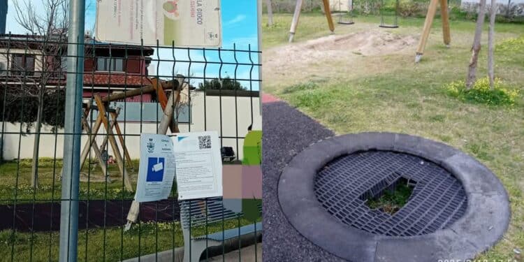Assemini, il parchetto di via Volta non è proprio a misura di bambino