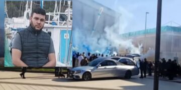 A Quartu lacrime, musica e fuochi d’artificio per l’addio al 24enne stroncato da un infarto