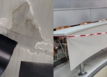 Cagliari, infiltrazioni d’acqua nell’aula di Psicologia: universitari sul piede di guerra