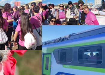 Il popolo rosa in viaggio verso Cagliari per la corsa dei record: treni presi d’assalto