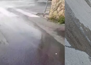 Fogne ko e pericolo cedimento dell’asfalto a Capoterra, allertati i vigili del fuoco