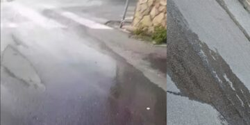 Fogne ko e pericolo cedimento dell’asfalto a Capoterra, allertati i vigili del fuoco