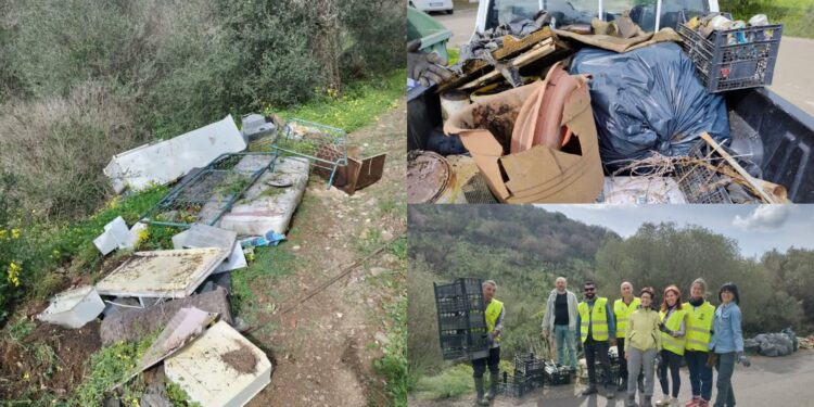Sarroch, 4 quintali di rifiuti raccolti dai volontari che si prodigano per l’ambiente