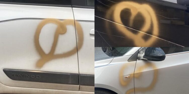 Villasor, auto in sosta vandalizzate con la bomboletta spray
