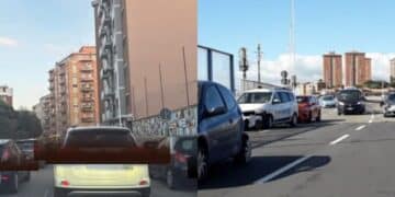 Asse Mediano, anche oggi il delirio: tamponamento con due mezzi che bloccano la carreggiata