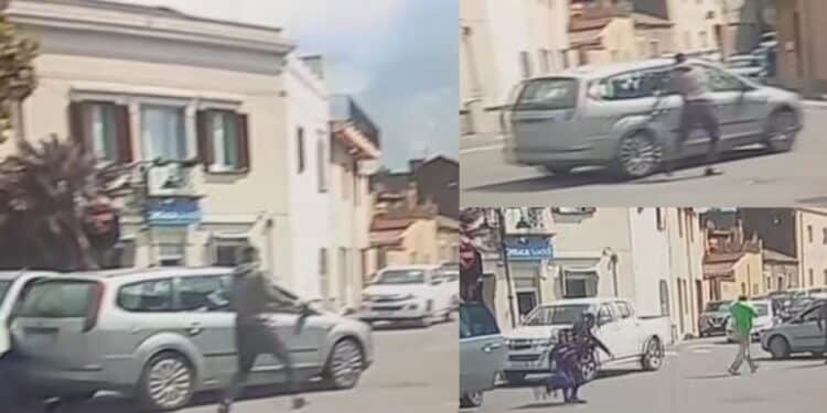 Inversione proibita davanti alla piazza, lite furibonda a Serramanna