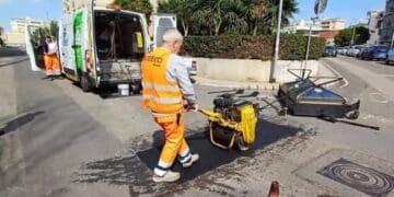 Monserrato, addio buche: iniziati i lavori di messa in sicurezza delle strade