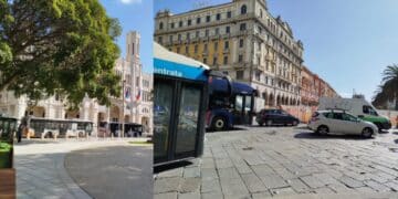 Cagliari, il Largo assediato dai bus e la nuova via Roma va in tilt: “Arretrare il cantiere o fare una rotatoria provvisoria”