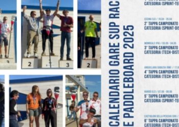 A Cagliari, dal 17 al 19 ottobre 2025, la spiaggia del Poetto sarà il cuore pulsante del Campionato Italiano Assoluto SUP Race e Paddleboard
