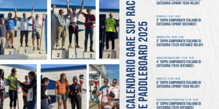 A Cagliari, dal 17 al 19 ottobre 2025, la spiaggia del Poetto sarà il cuore pulsante del Campionato Italiano Assoluto SUP Race e Paddleboard