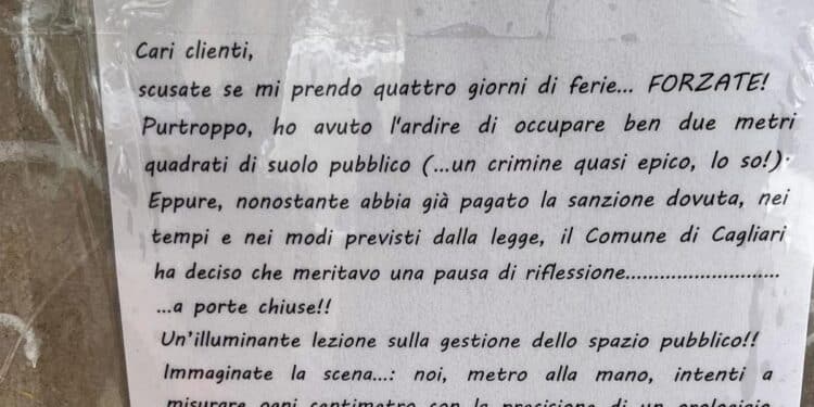 Cagliari, stangata al verduraio: lui protesta, per due metri quadri mi chiudono 4 giorni