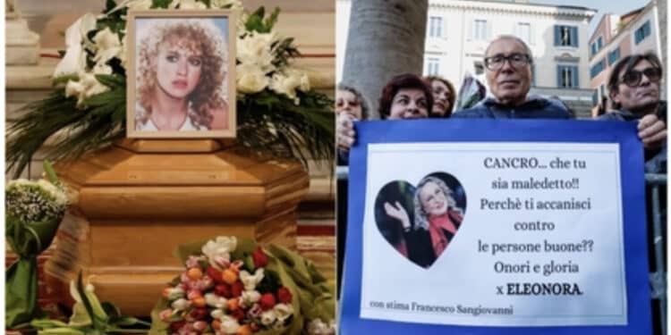 L’ultimo saluto a Eleonora Giorgi: folla commossa per i funerali dell’attrice