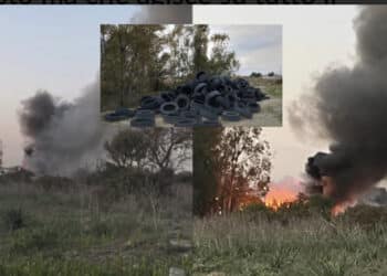 Selargius, gomme in fiamme a pochi passi dal centro abitato:”Forse un’organizzazione che agisce su tutto il territorio”