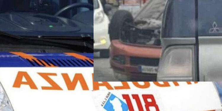 Cagliari, auto si ribalta in via Flavio Gioia: ferita una donna