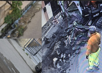 Capoterra, operai e ruspe in azione in via Colombo, dopo un anno al via i lavori per il ripristino della fogna: “Finalmente”
