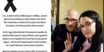 “L’ultimo caffè” servito a Paolo e Manola in un locale in via XX Settembre a Cagliari, il ricordo dei titolari: “Ci mancherà il “vocione” di Paolo ed il “momento selfie” di Manu”