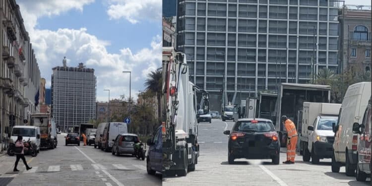 Cagliari, caos in via Roma: “Furgoni in sosta ogni mattina, ma solo alcune auto vengono sanzionate”
