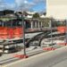 Cagliari, ecco i primi binari della metropolitana leggera nel cantiere di viale Diaz