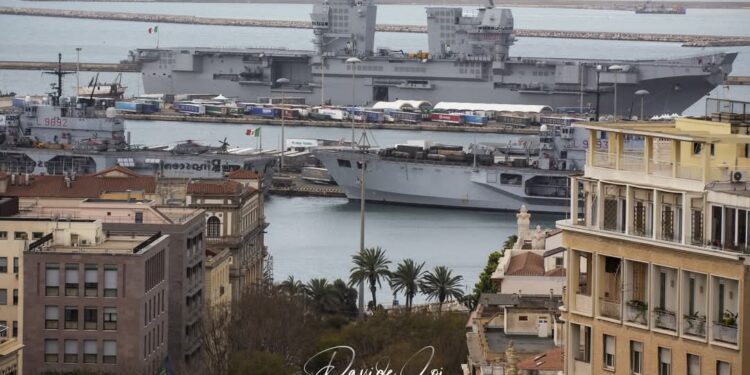 Il porto di Cagliari “invaso” dalle navi da guerra: l’operazione Mare Aperto blinda il capoluogo sardo