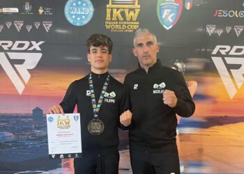 Uta festeggia il suo atleta Filippo Uda: secondo posto nella coppa del mondo