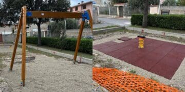 Assemini, vandali scatenati: per la terza volta distrutti i giochi per i bimbi