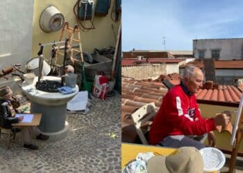 Pittori en plein air alla Casa dei Centenari di Assemini: tra arte, tradizione e paesaggio