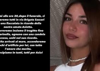 Una fiaccolata per Asia Loddo a Quartu