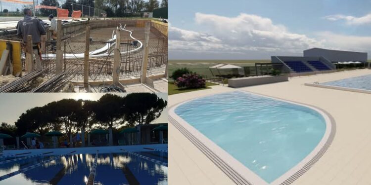 Sanluri, la piscina comunale raddoppia: quasi pronta la vasca per i più piccoli