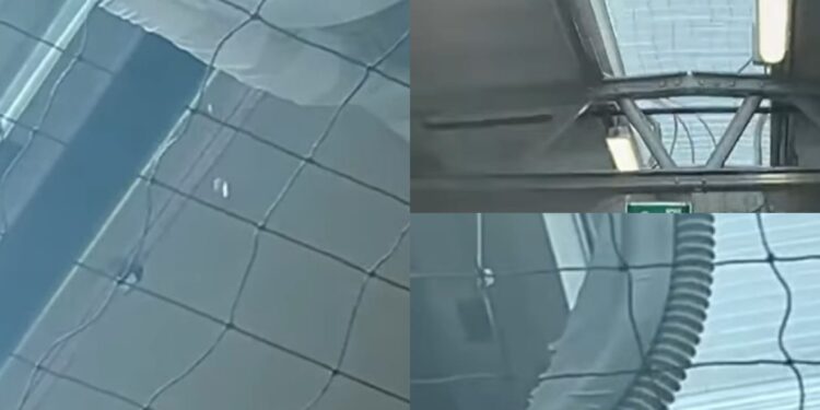 Cagliari, il mercato di piazza Nazzari non regge al maltempo: piove fra i box