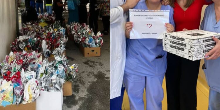 Uova di cioccolato, pizze e super eroi per la Pasqua dei bimbi in ospedale