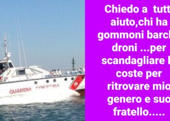 Olbia, l’appello disperato della famiglia dei fratelli scomparsi in mare: “Aiutateci”