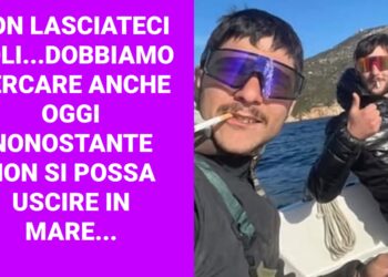 Gommoni, elicotteri, droni e volontari per cercare i fratelli scomparsi a Capo Figari