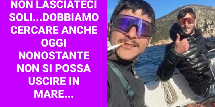 Gommoni, elicotteri, droni e volontari per cercare i fratelli scomparsi a Capo Figari