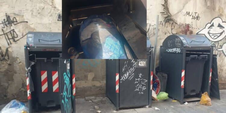 Isole ecologiche prese di mira dagli incivili, cagliaritani esasperati: “Non sappiamo più cosa fare”