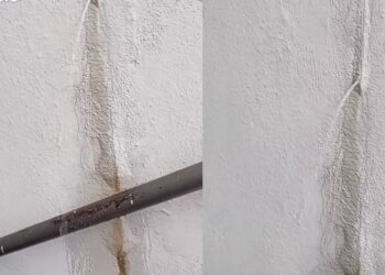 Assemini, perdita idrica dalla parete del sottopassaggio di via Coghe