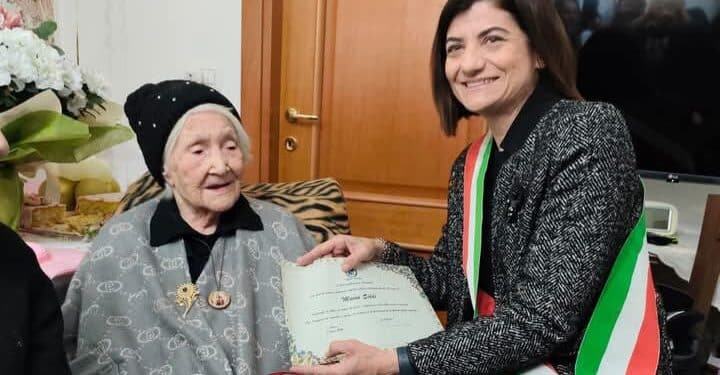 Sinnai in festa, 101 candeline per Maria