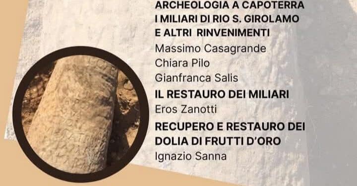 Capoterra, dai lavori per le opere idrauliche a Rio San Girolamo spuntano i miliari